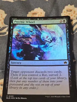 Psychic Whorl FOIL Bloomburrow MTG Magic Cards - Image 3