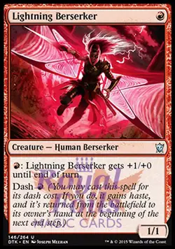 Lightning Berserker 3x DTK MTG Dragons of Tarkir Uncommon MINT red - Image 1