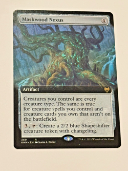 Maskwood Nexus (Extended Art) Kaldheim Regular NM MTG Magic the Gathering - Image 1