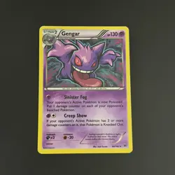 Pokemon TCG Gengar XY Breakthrough Holo Rare Card 60/162 MP - Image 3