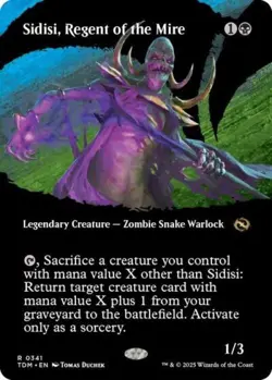 Sidisi, Regent of the Mire (Borderless) - Near Mint MTG Tarkir: Dragonstorm - Image 1