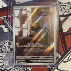 Joltik IR 116/086 SV White Flare English Pokemon TCG Card Mint Condition - Image 1