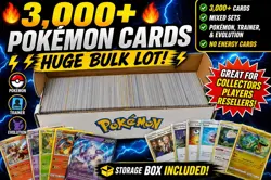 Huge Pokemon TCG Bulk Card Lot 3000+ Cards Mixed Sets Collection No Energy - Image 1