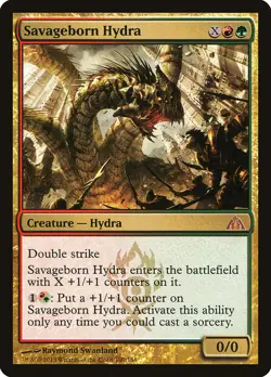 Savageborn Hydra [Dragon's Maze] Lightly Played - Image 1