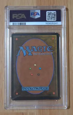 MTG Revised Rare Dual Land PLATEAU 1994 Magic the Gathering PSA 6 EX-MT - Image 2