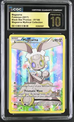 Pokemon Magearna XY186 Mythical Collection Black Star Promo - CGC 10 PRISTINE - Image 1