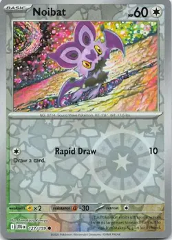 Noibat 127/159 Scarlet & Violet: Journey Together Common NM Pokemon TCG - Image 1