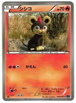 LITLEO 014/080 - NM - XY2 WILD BLAZE 2014 JAPANESE POKEMON CARD - Image 1