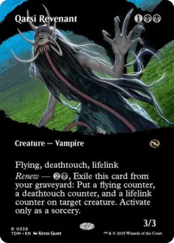 Qarsi Revenant (Borderless) - Near Mint MTG Tarkir: Dragonstorm - Image 1