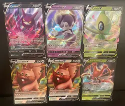 Pokemon - 6 Card Pokemon Sword and Shield V Lot - Image 1