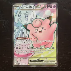 Lillie's Clefairy 173 /159 Pokemon Journey Together Full Art Ultra Rare Holo NM - Image 1