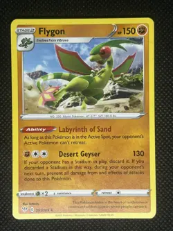 Pokemon TCG Flygon Darkness Ablaze 091/189 Regular Rare - Image 1