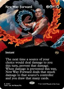 New Way Forward (Borderless) - Near Mint MTG Tarkir: Dragonstorm - Image 1