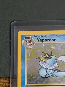 Pokemon TCG Vaporeon 12/64 Jungle Holo Rare NM - Image 2