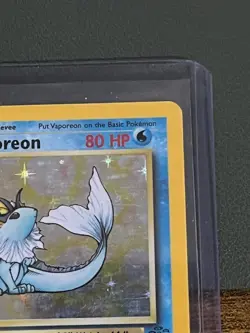 Pokemon TCG Vaporeon 12/64 Jungle Holo Rare NM - Image 3