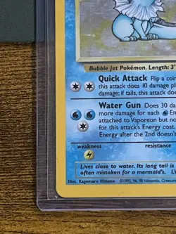 Pokemon TCG Vaporeon 12/64 Jungle Holo Rare NM - Image 5