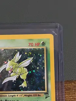 Pokemon TCG Scyther Base Set 2 17/130 Holo Unlimited Holo Rare - Image 3