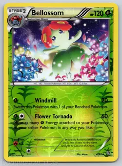 Bellossom 4/98 Uncommon Ancient Origins Pokemon Reverse Holo MP - Image 1
