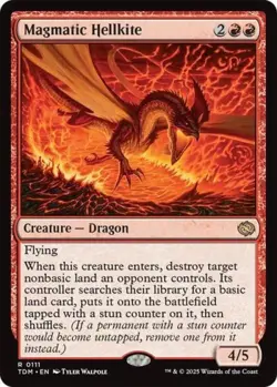 Magmatic Hellkite - Near Mint MTG Tarkir: Dragonstorm - Image 1