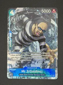 One Piece The Time of Battle OP-16 - Mr.3(Galdino) OP16-056 Super Rare Alt Art - Image 1