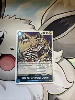One Piece Tcg Prisoner of Impel Down OP16-042 The Time of Battle Foil R - Image 1