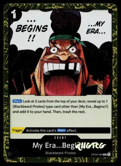 My Era...Begins!! OP09-096 Premium Booster -The Best- Vol. 2 One Piece NM - Image 1
