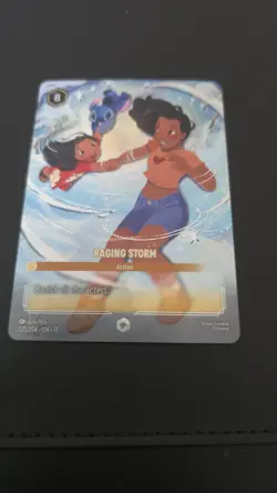 Disney Lorcana TCG Winterspell - Raging Storm - Enchanted 225/204 Alt Art Foil - Image 5