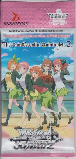 Weiss Schwarz The Quintessential Quintuplets Vol. 2 Booster Pack English - Image 1