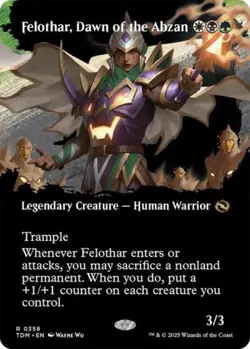 Felothar, Dawn of the Abzan (Borderless) - Near Mint MTG Tarkir: Dragonstorm - Image 1