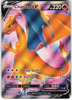 Charizard V - SWSH050 Pokemon SWSH: Sword & Shield Promo Cards Holo Promo MP - Image 1