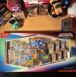 Pokemon: Prismatic Evolutions Lucario EX & Tyranitar EX Premium Collection - Image 1