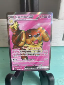 Dachsbun ex - 160/142 - Pokemon TCG Stellar Crown (2024) - Full Art - HOLO - Image 1