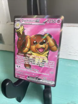 Dachsbun ex - 160/142 - Pokemon TCG Stellar Crown (2024) - Full Art - HOLO - Image 3