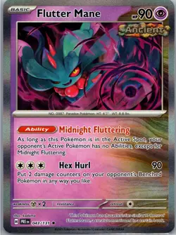 Pokemon TCG - Flutter Mane Holo Rare SV: Prismatic Evolutions 043/131 NM - Image 1