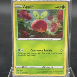 Applin 020/192 Cosmos Holographic Pokemon TCG Rebel Clash Near Mint - Image 1