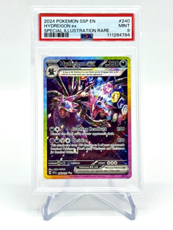 PSA 9 Gem Mint - Hydreigon ex 240/191 - Surging Sparks SIR Pokemon - Image 1