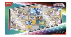 Pokemon TCG Prismatic Evolutions Lucario Ex + Tyranitar Ex Premium Collection - Image 1