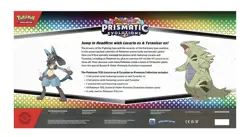 Pokemon TCG Prismatic Evolutions Lucario Ex + Tyranitar Ex Premium Collection - Image 2