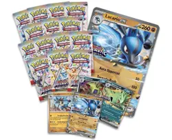 Pokemon TCG Prismatic Evolutions Lucario Ex + Tyranitar Ex Premium Collection - Image 3