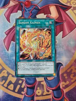 Yugioh WC25 1x Sangen Kaimen 25LP-EN008 * Emblazoned * Secret Rare NM - Image 3