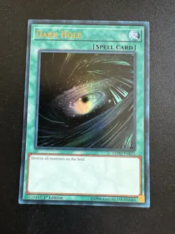 Yugioh Dark Hole LEHD-ENB21 Ultra Rare 1st Ed - Image 1