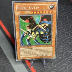 Yugioh Insect Queen CT1-EN005 Secret Rare Limited Edition - Image 1