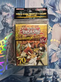 Yugi & Kaiba Quarter Century Card Case : Official Konami Deck Box Yugioh TCG - Image 1