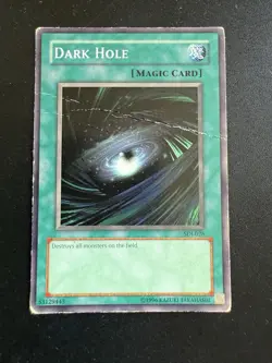 Yugioh Dark Hole SDJ-026 Common Damage - Image 1