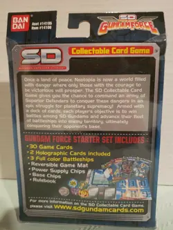 Gundam Force SD Starter Set 1 and 2 Collectible Card Game New - Image 4