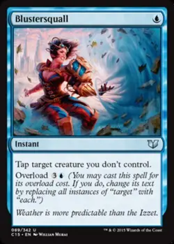 4x MTG Blustersquall, Light Play, English Commander 2015 - Image 1