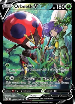Orbeetle V TG12/TG30 Holo V Rare Lost Origin Trainer Gallery Pokemon Near Mint - Image 1
