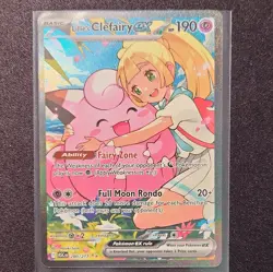 Pokemon Lillie's Clefairy ex 280/217 SIR Full Art English - Image 1
