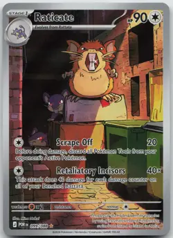 Raticate 099/088 Holo Illustration Rare Perfect Order Pokemon NM/M - Image 1