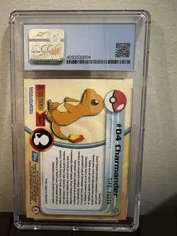 Charmander Pokemon Topps (1999 Italian) First Print UK - Pop 1 Top Pop! - Image 2